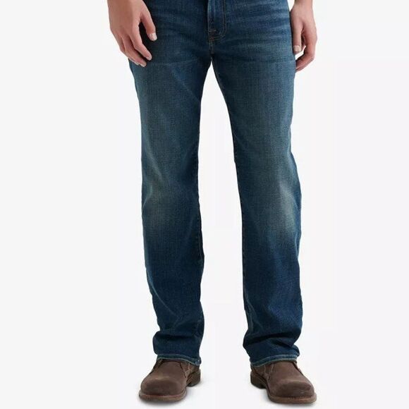 Lucky Brand Men's 363 Straight-Fit Coolmax Stretch Jeans - Picture 2 of 8